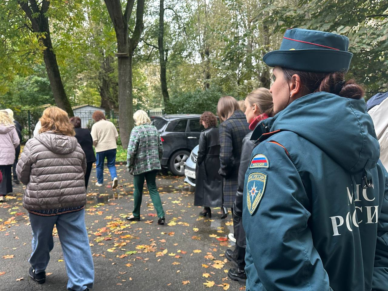 Эвакуация в СПбГУ