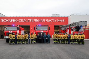 Новая пожарная часть в Парголово