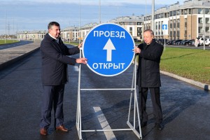 Открытие движения по новому участку проспекта Ветеранов 11